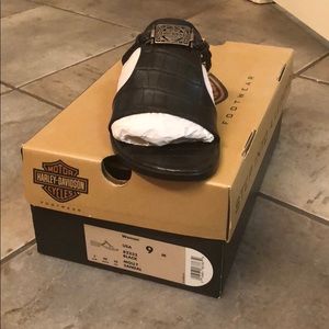 Harley Davidson black Molly sandal